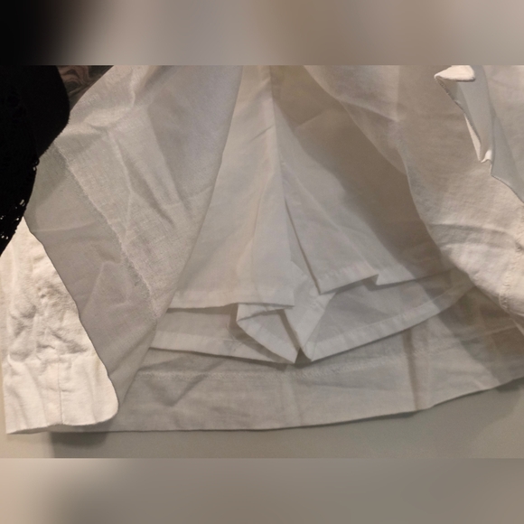 Womens Linen Blend Skort - A New Day Size 2 White - Picture 5 of 8